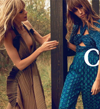 Lou Doillon i Julia Stegner w kampanii Chloe wiosna-lato 2014