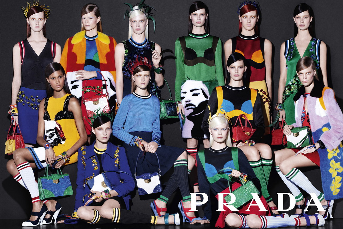 Ola Rudnicka i Magdalena Jasek w kampanii Prada