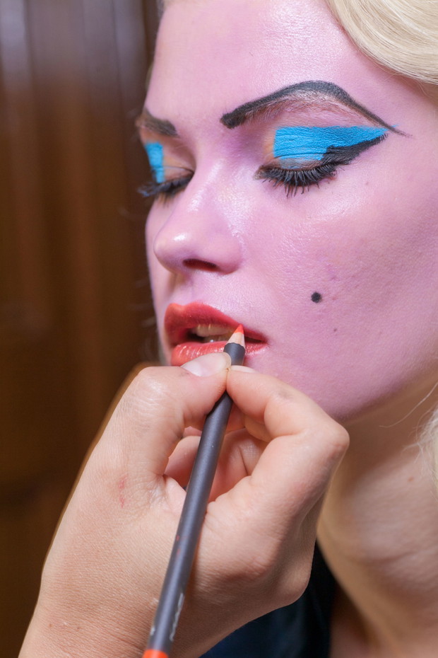 Za kulisami pokazu Vivienne Westwood wiosna-lato 2013