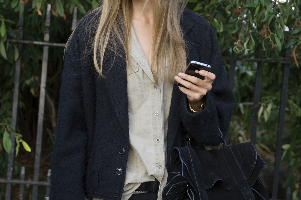 Street fashion: modelki na London Fashion Week