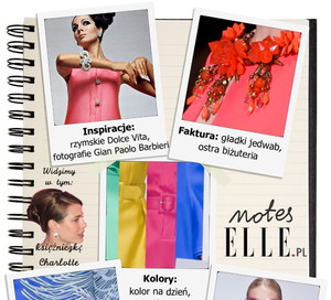Notes ELLE.pl Gucci wiosna-lato 2013 / kolaż ELLE