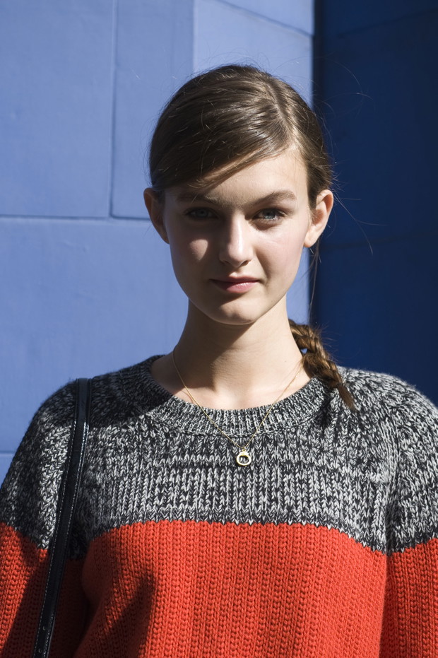 Street fashion: modelki na London Fashion Week