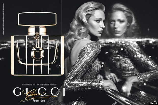 Blake Lively w kampanii perfum Gucci Premiere (fot. serwis prasowy)