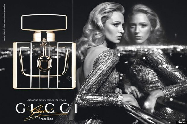 Blake Lively w kampanii perfum Gucci Premiere (fot. serwis prasowy)