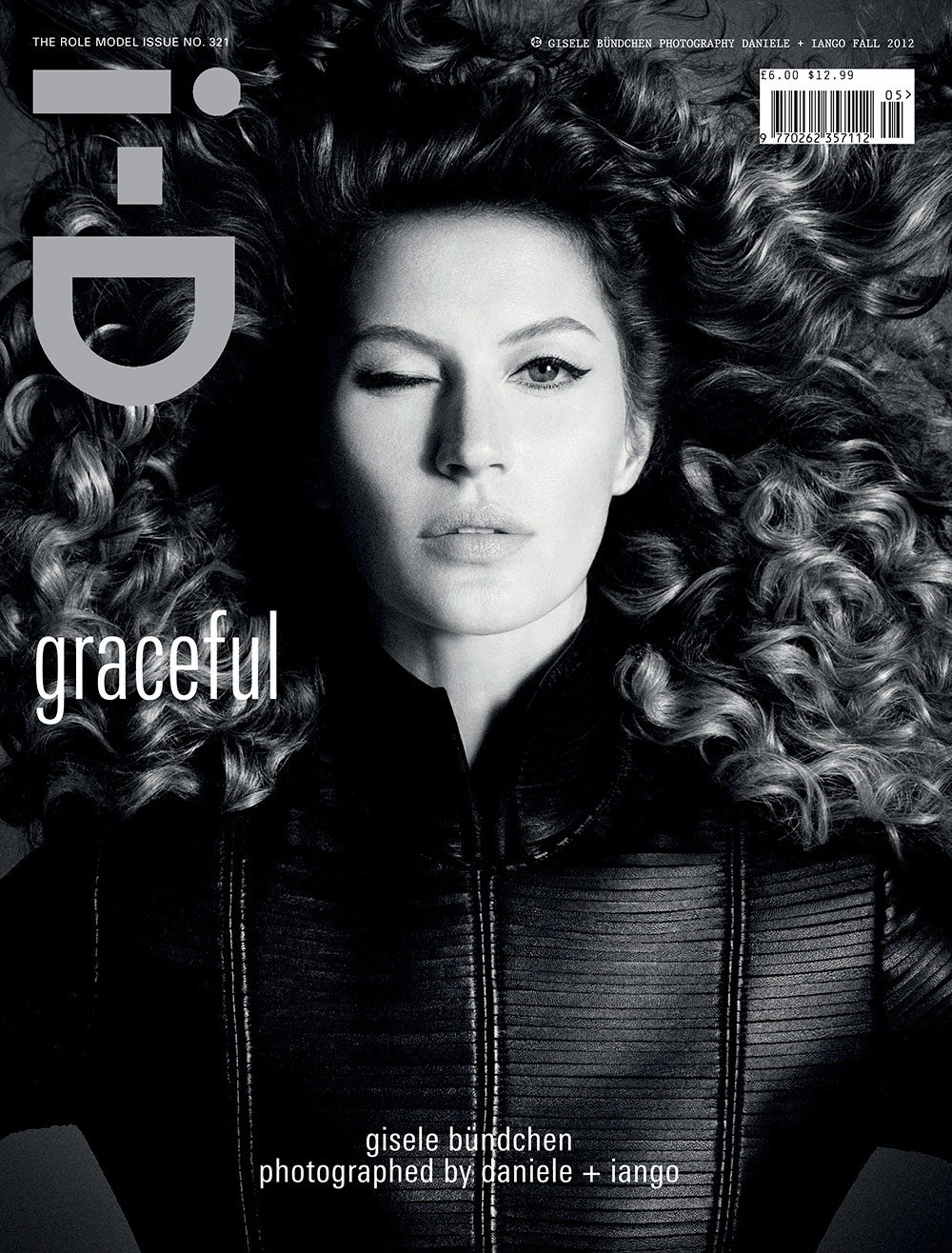 Gisele Bündchen, fot. Daniele Duella and Iango Henzi/ skan i-D