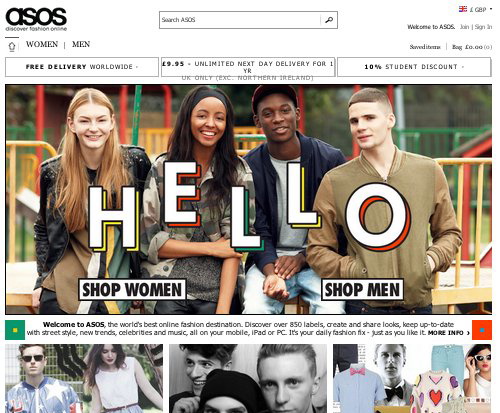 Ulubione sklepy blogerek - Asos