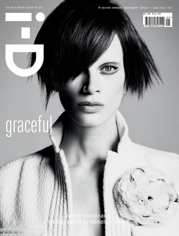 Kristen McMenamy w i-D, fot. Daniele Duella and Iango Henzi/ i-D