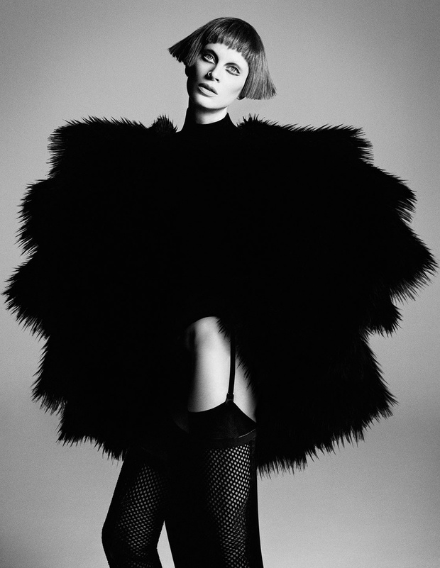 Kristen McMenamy w i-D, fot. Daniele Duella and Iango Henzi/ i-D