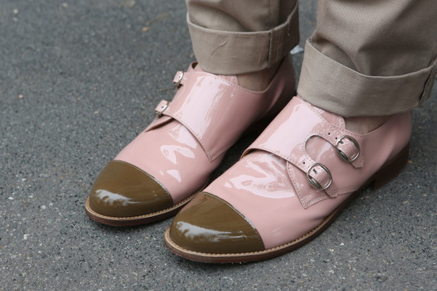 Street fashion: buty widzów Milan Fashion Week Milan