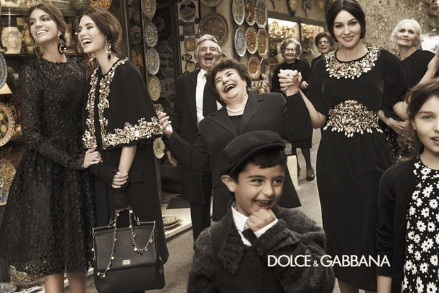Bianca Balti, Bianca Brandolini i Monica Bellucci w kampanii Dolce & Gabbana na sezon jesień-zima 2012/ 2013 (fot. serwis prasowy)