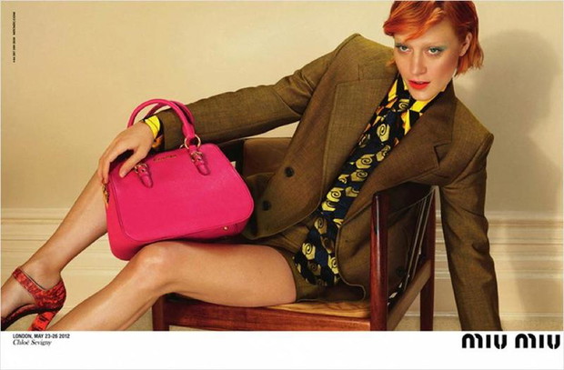 Chloe Sevigny w kampanii Miu Miu (fot. serwis prasowy)