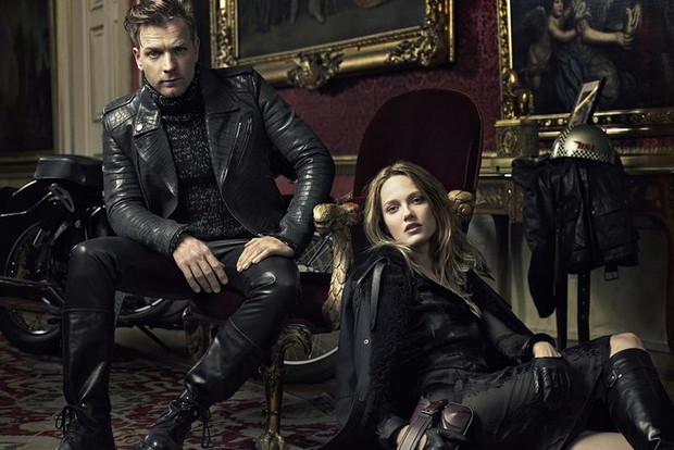 Ewan McGregor i Karmen Pedaru w kampanii Belstaff (fot. serwis prasowy)