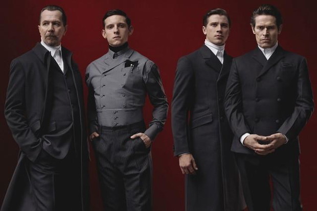 Gary Oldman, Jamie Bell, Garrett Hedlund i Willem Defoe w kampanii Prada na sezon jesień-zima 2012/2013 (fot. serwis prasowy)