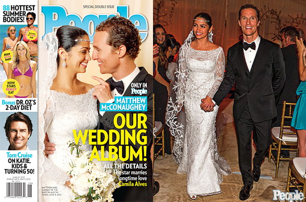 Camila Alves i Matthew McConaughey w magazynie People (fot. people.com)