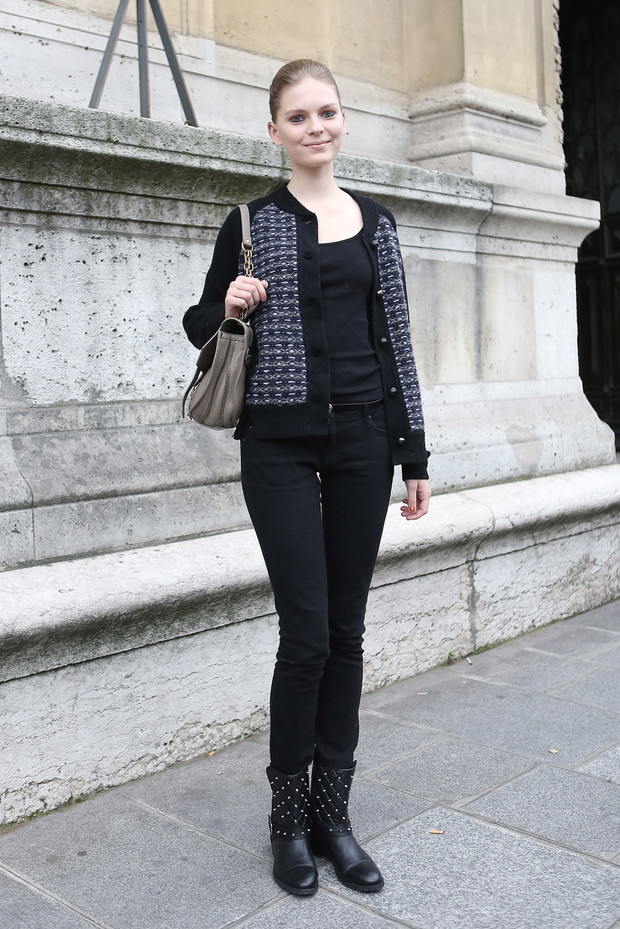Street fashion: Anja Rubik, Freja Beha, Karlie Kloss
