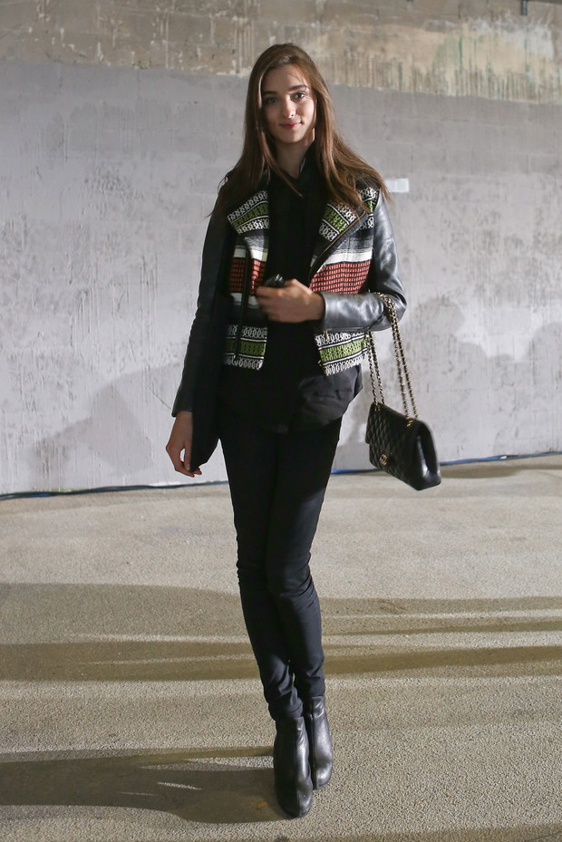 Street fashion: Anja Rubik, Freja Beha, Karlie Kloss