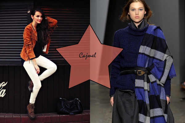 Cajmel - jesienne trendy dla ELLE