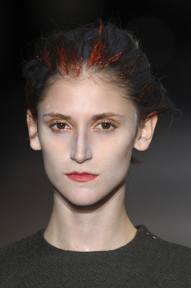 Fryzury: Haider Ackermann jesień-zima 2012/2013, fot. Imaxtree