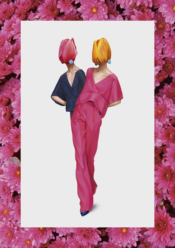 Przepiękne rysunki haute couture z V Magazine Spain