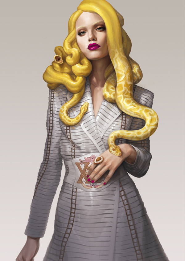 Przepiękne rysunki haute couture z V Magazine Spain