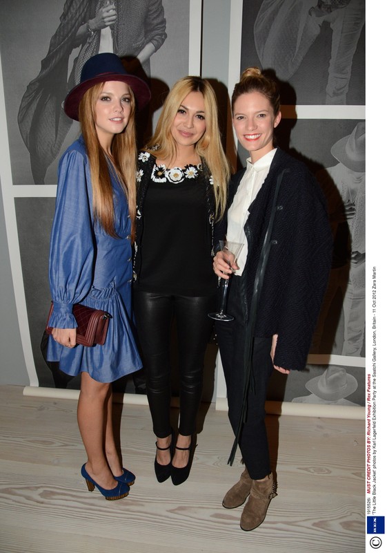 'The Little Black Jacket' photos by Karl Lagerfeld Exhibition Party at the Saatchi Gallery, London, Britain - 11 Oct 2012