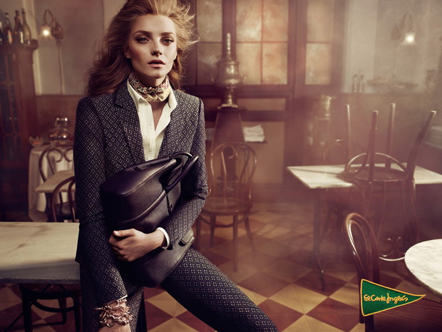 Ania Jagodzińska w kampanii El Corte Ingles