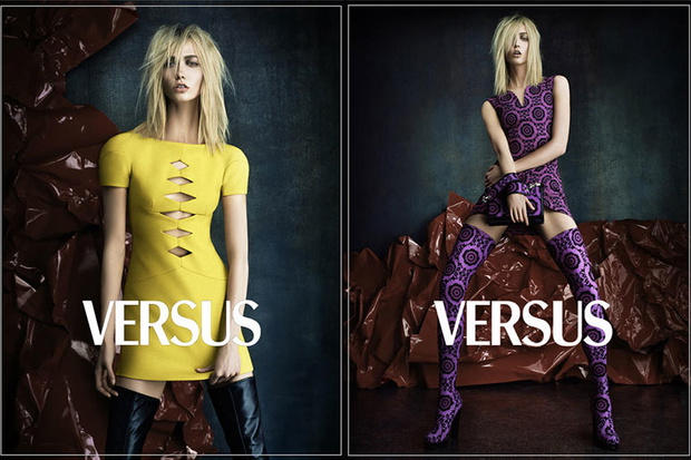 Karlie Kloss w kampanii Versus, jesień-zima 2013