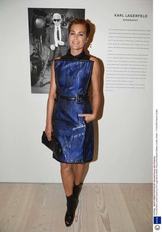'The Little Black Jacket' photos by Karl Lagerfeld Exhibition Party at the Saatchi Gallery, London, Britain - 11 Oct 2012