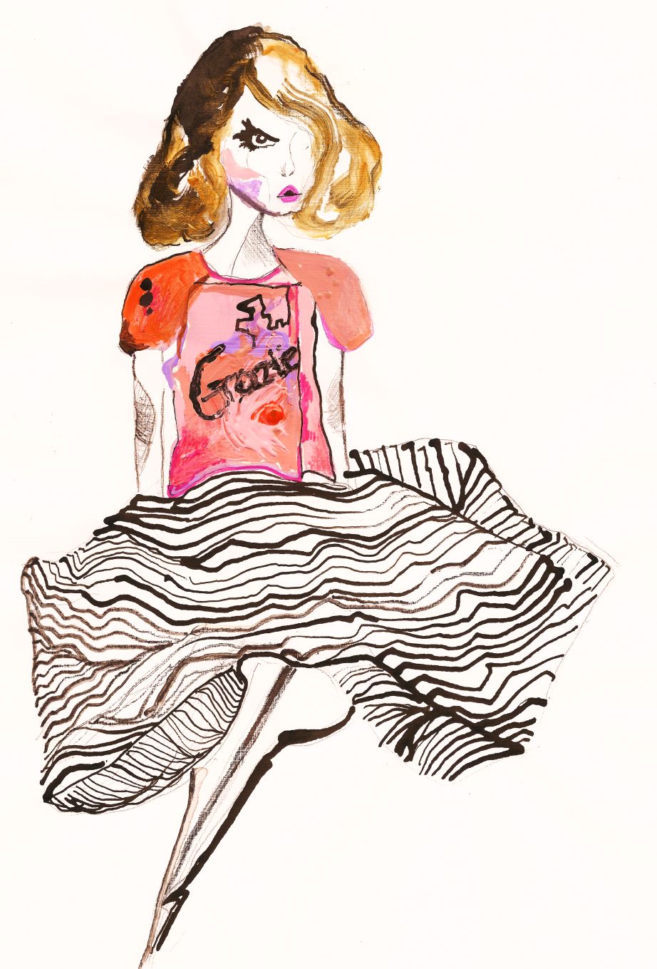 Ilustracje mody Anny Tomaszewskiej