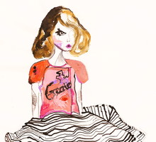 Ilustracje mody Anny Tomaszewskiej