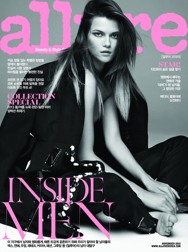 Kasia Struss na okładce Allure Korea, fot. Claudia Knoepfel i Stefan Indlekofer