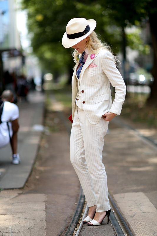 Street fashion: damski garnitur