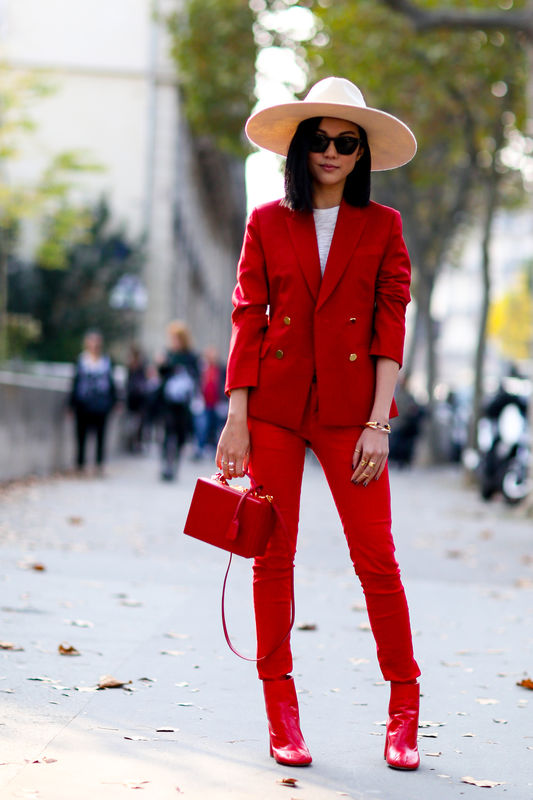 Street fashion: damski garnitur