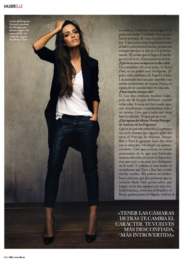 Sara Carbonero w ELLE España