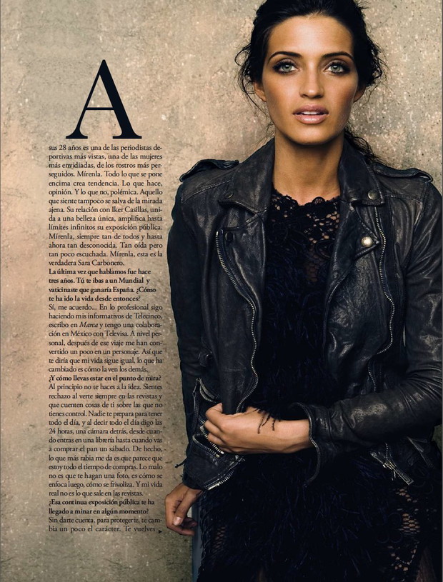 Sara Carbonero w ELLE España