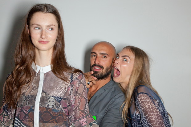 Cara Delevingne - róźne twarze modelki roku