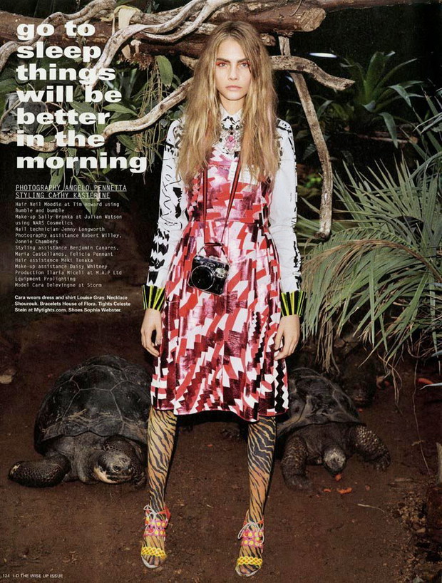 Cara Delevingne w zoo: świetne zdjęcia w i-D