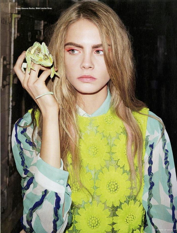 Cara Delevingne w zoo: świetne zdjęcia w i-D