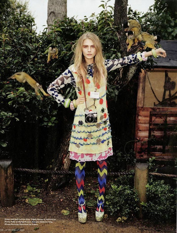 Cara Delevingne w zoo: świetne zdjęcia w i-D