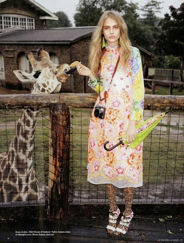 Cara Delevingne w zoo: świetne zdjęcia w i-D