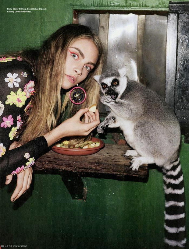 Cara Delevingne w zoo: świetne zdjęcia w i-D