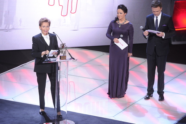 scena z: Ewa Drzyzga, Szymon Hołownia, SK:, , fot. Baranowski Michał/AKPA