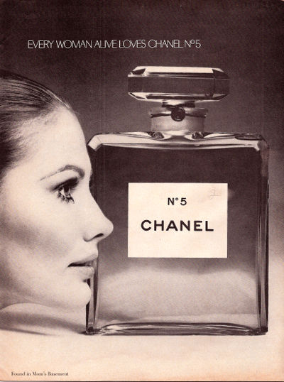 Reklamy retro: perfumy Chanel