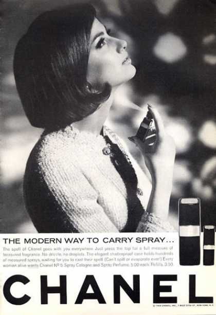 Reklamy retro: perfumy Chanel