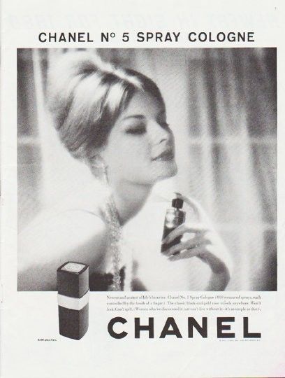 Reklamy retro: perfumy Chanel
