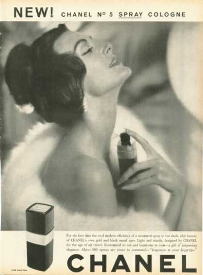 Reklamy retro: perfumy Chanel