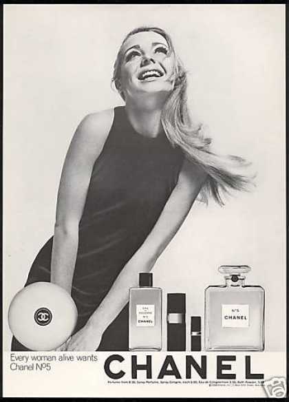 Reklamy retro: perfumy Chanel