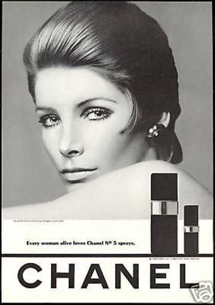 Reklamy retro: perfumy Chanel