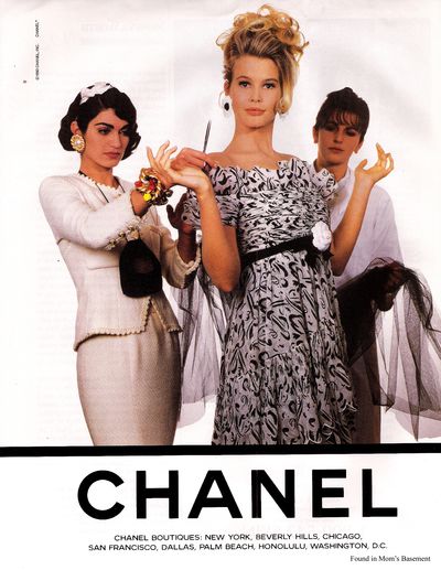Reklamy retro: perfumy Chanel