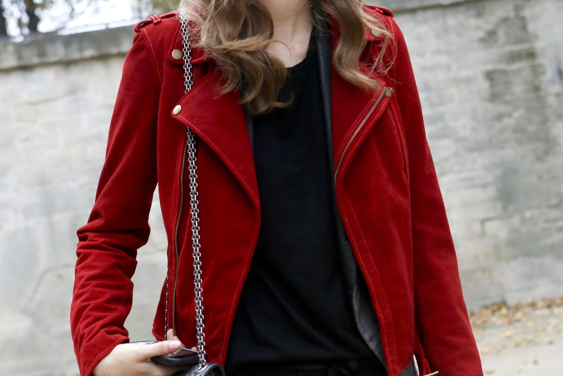 Street fashion: modelki kochają czerwień!